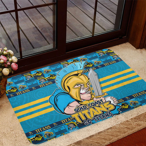 Gold Coast Titans Doormat Champion’s Pride Comic Style